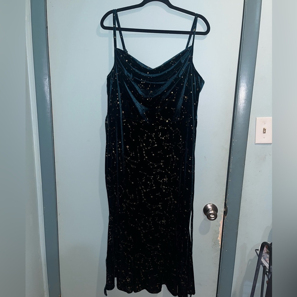 Cider Green Celestial Mermaid Dress- Size XL
